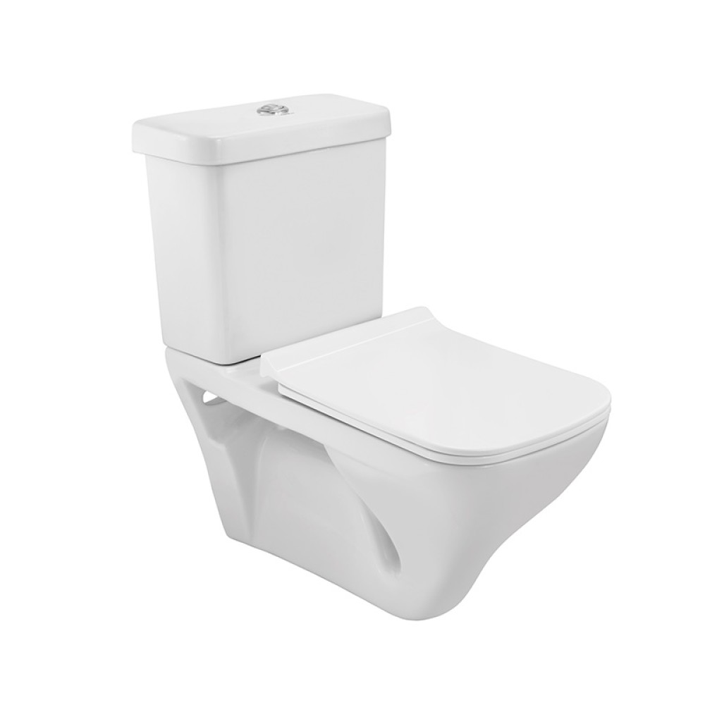 Bowl with Cistern for Extended Wall Hung WC