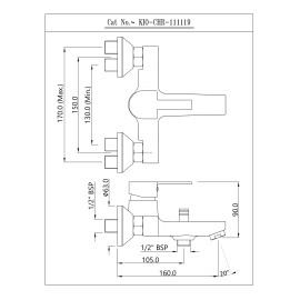 Single Lever Wall Mixer
