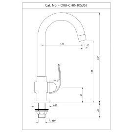 Sink Cock with Swinging Spout
